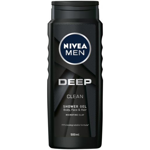 NIVEA MEN Deep Clean Shower Gel 500ml