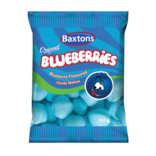 Baxtons Blueberries Candy Mallows 100g
