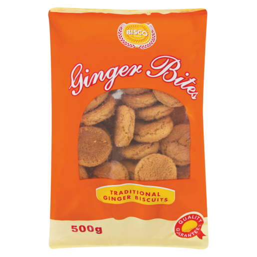 Bisco Ginger Bites Biscuits 500g