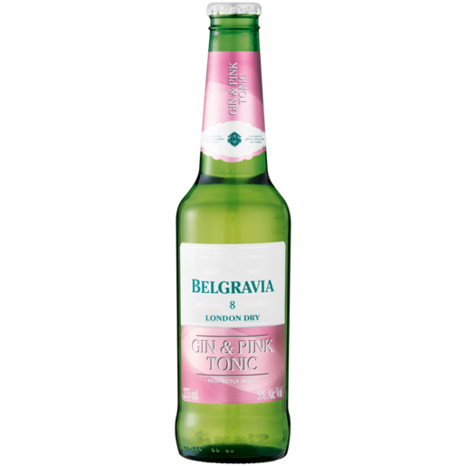 Belgravia London Dry Gin & Pink Tonic Bottle 275ml