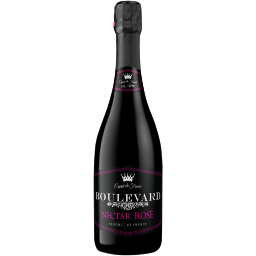 Boulevard Nectar Sparkling Rosé Wine Bottle 750ml