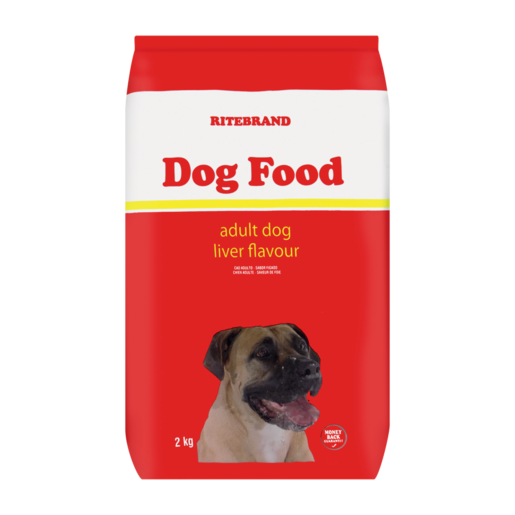 Ritebrand Liver Flavoured Adult Dog Food 2kg