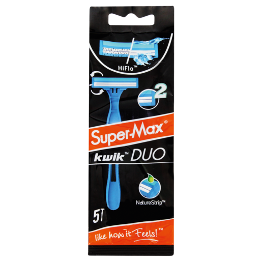 Super-Max Kwik Duo Razor 5 Pack