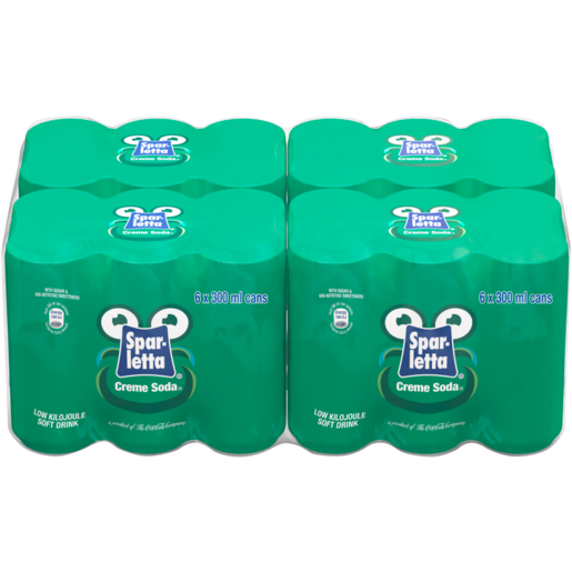 Spar-Letta Creme Soda Soft Drink Cans 24 x 330ml