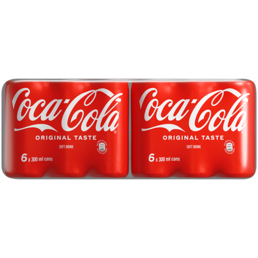 Coca-Cola Original Taste Soft Drinks 24 x 300ml