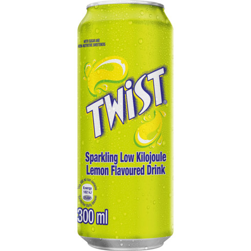 Twist Lemon Flavoured Soft Drink Can 300ml