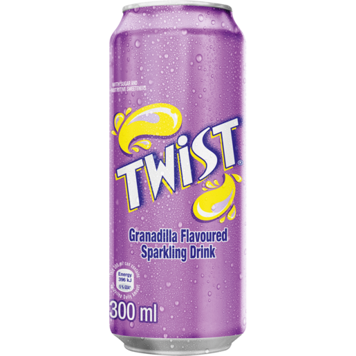 Twist Granadilla Flavoured Soft Drink Can 300ml