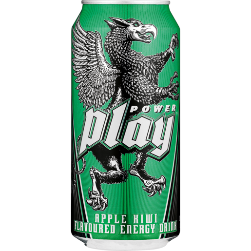 Power Play Apple Kiwi Flavoured Energy Drink Can 440ml