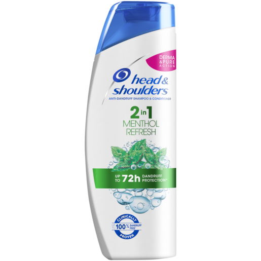 Head & Shoulders 2-In-1 Menthol Refresh Anti-Dandruff Shampoo & Conditioner 400ml