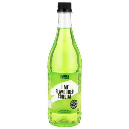Eastern Highlands Lime Flavoured Cordial Bottle 750ml