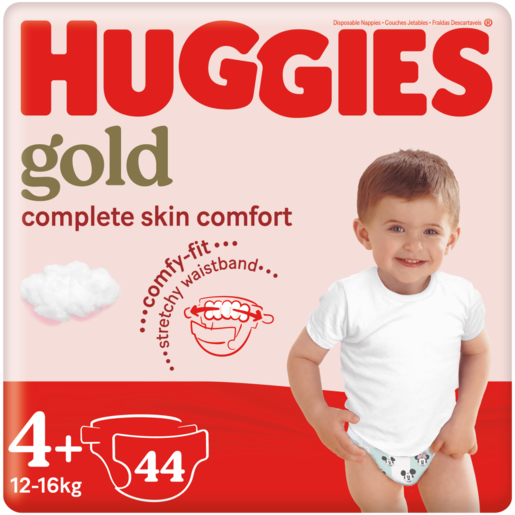 Huggies Gold Size 4+ Diaper Pants 44 Pack