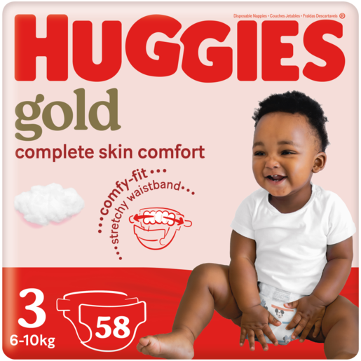 Huggies Gold Diapers Size 3 58 Pack