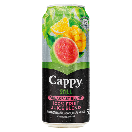 Cappy Still Breakfast Blend Flavoured Fruit Juice Can 330ml