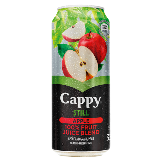 Cappy Still Apple Flavoured Fruit Juice Can 330ml