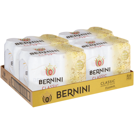 Bernini Classic Cooler Bottles 24 x 440ml