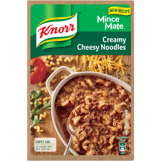 Knorr Creamy Cheesy Noodles Mince Mate 280g