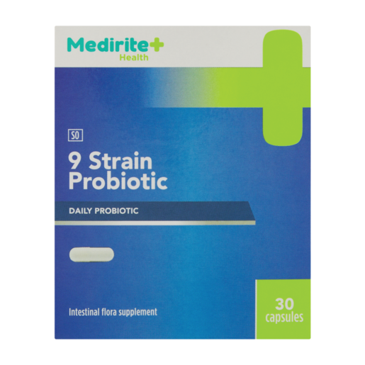 Medirite 9 Strain Probiotic 30 Capsules