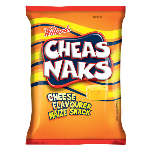Cheas Snaks Cheese Flavoured Maize Snack 135g