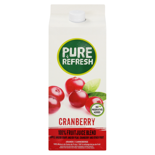 Pure Refresh Cranberry Fruit Juice Blend 2L