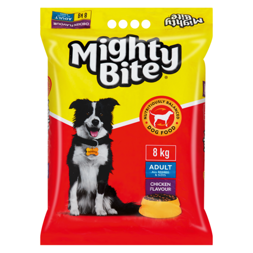 Mighty Bite Chicken Flavoured Adult Dog Food 8kg