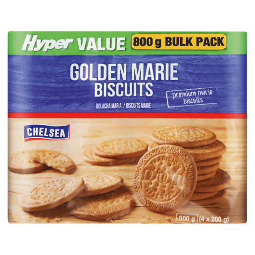 Hyper Value Chelsea Golden Marie Biscuits 4 x 200g