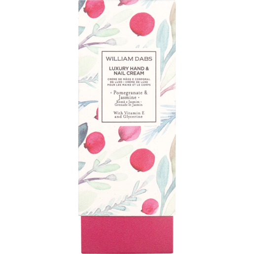 William Dabs Pomegranate & Jasmine Hand & Nail Cream 75ml