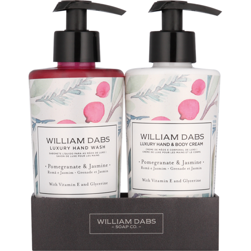 William Dabs Pomegranate & Jasmine Giftset 2 x 300ml