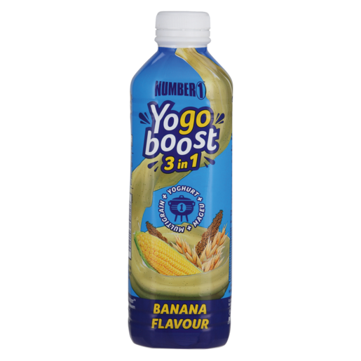 Number 1 Yogo Boost 3-In-1 Banana Flavoured Mageu & Yoghurt Drink 950g
