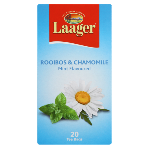 Laager Mint Flavoured Rooibos & Chamomile Tea Bags 20 Pack