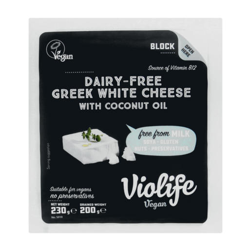 Violife Dairy-Free Greek White Cheese 200g