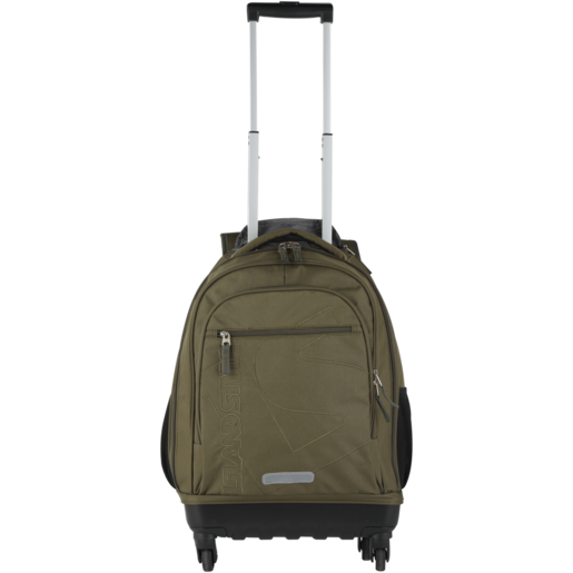 4-Wheel Trolley Backpack 34cm (Colour May Vary)