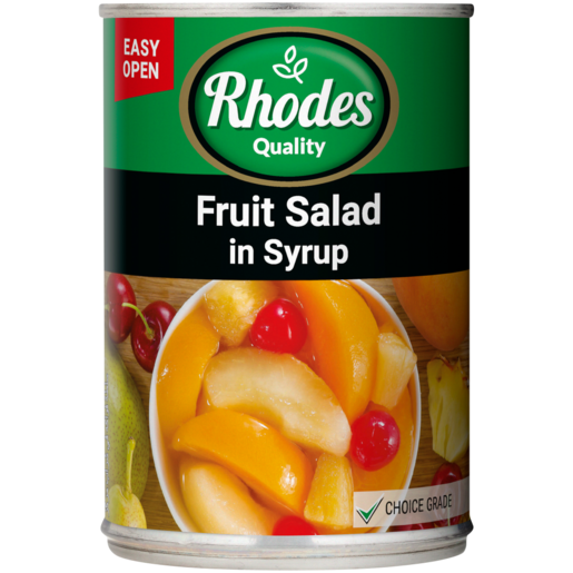 Rhodes Quality Fruit Cocktail In Syrup 410g