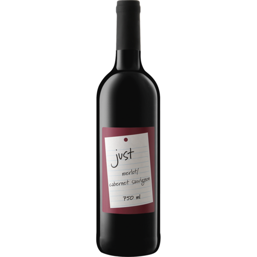 Just Merlot Cabernet Sauvignon Red Wine Bottle 750ml
