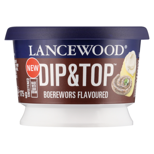 LANCEWOOD Dip & Top Boerewors Flavoured Dip 175g
