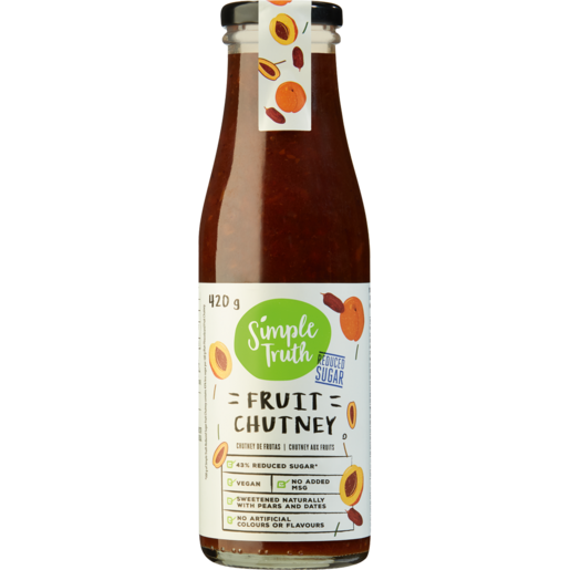 Simple Truth Reduced Sugar Fruit Chutney 420g