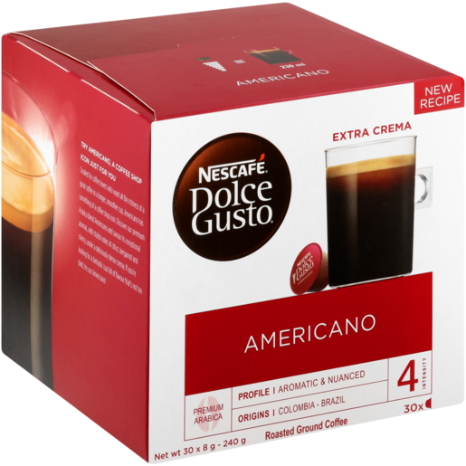 NESCAFÉ Dolce Gusto Americano Coffee Pods 30 Pack