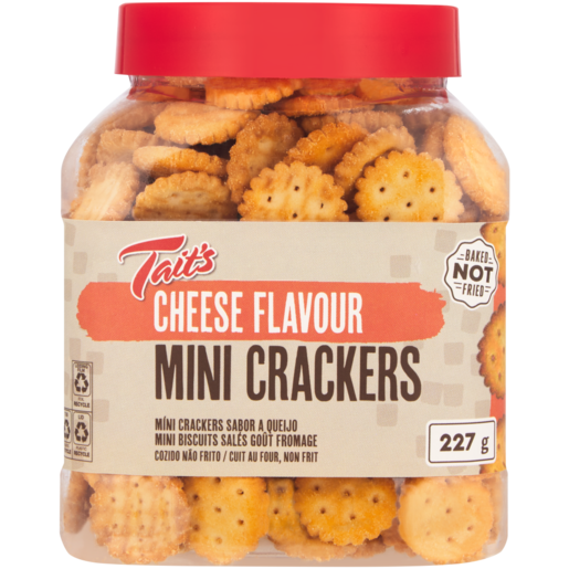 Tait's Cheese Flavoured Mini Crackers 227g