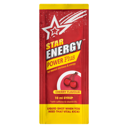 Star Energy Cherry Flavoured Power Plus Energy Shot 10ml
