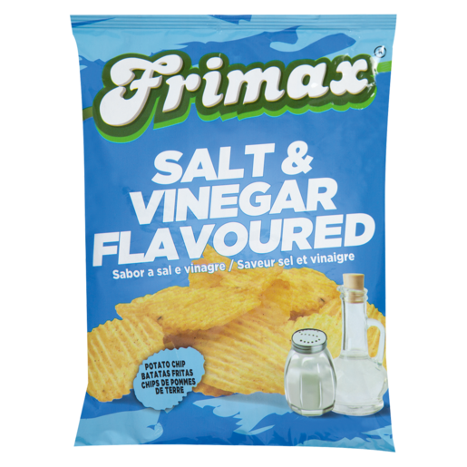 Frimax Salt & Vinegar Flavoured Potato Chips 125g