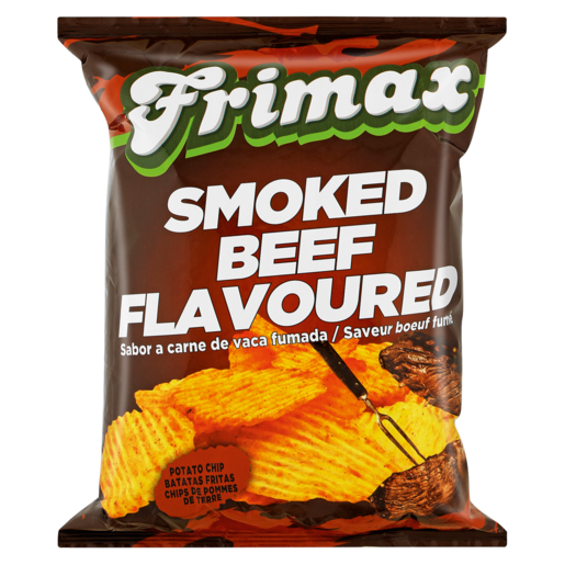 Frimax Smoked Beef Flavoured Potato Chips 125g