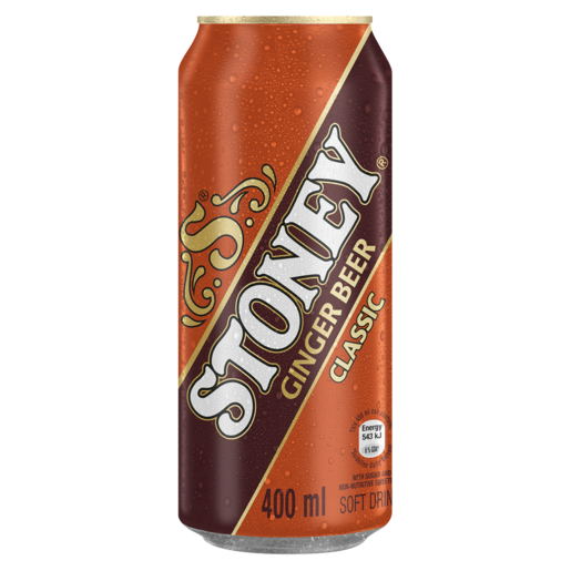 Stoney Ginger Beer Soft Drink Can 400ml