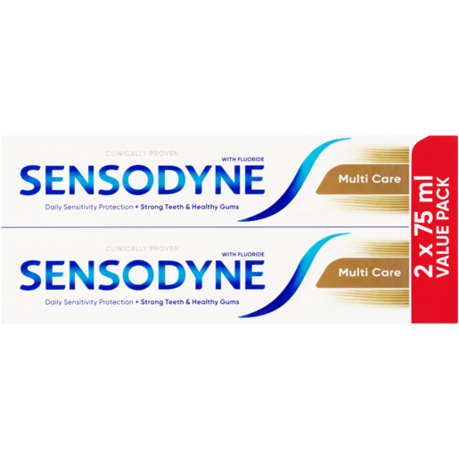 Sensodyne Multi Care Value Pack Toothpaste 2 x 75ml