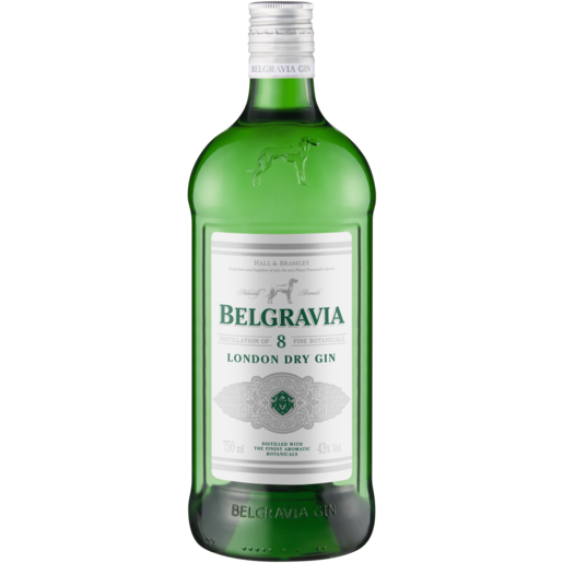 Belgravia London Dry Gin Bottle 750ml