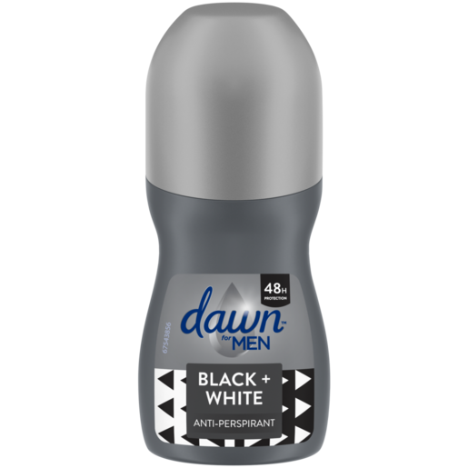Dawn Men Black & White Antiperspirant Roll-On 45ml