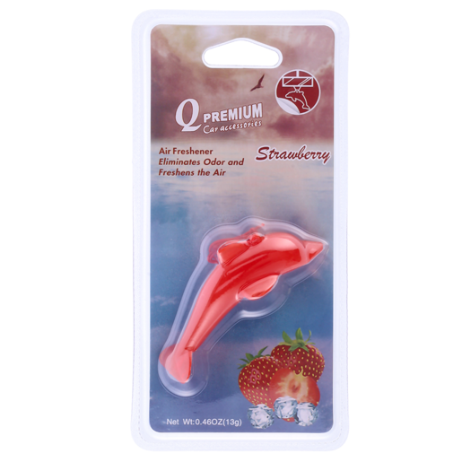 Q Premium Strawberry Scented Dolphin Air Freshener
