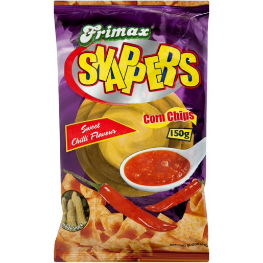 Frimax Snappers Sweet Chilli Corn Chips 150g