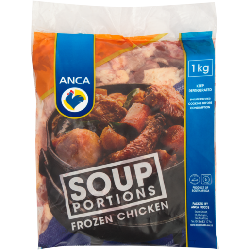 Anca Frozen Chicken Chunks Soup Pack 1kg