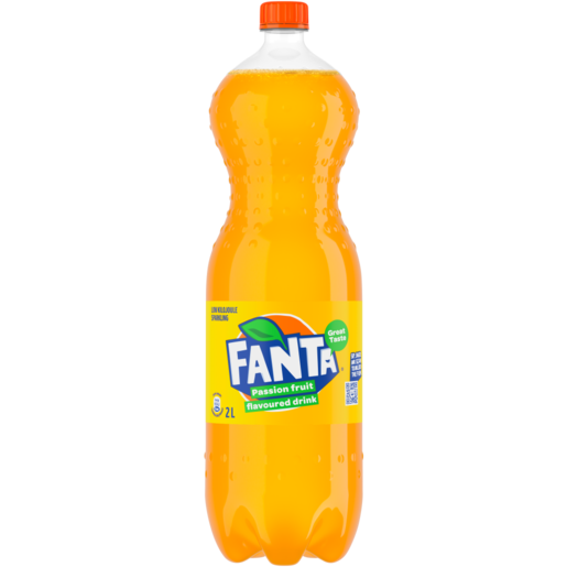 Fanta Passion Fruit Flavoured Soft Drink 2L