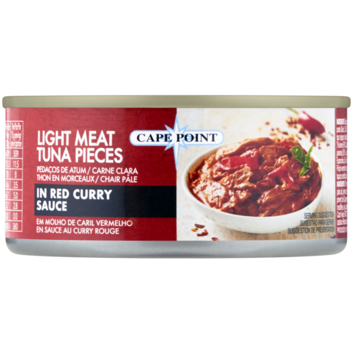 Cape Point Light Meat Tuna Pieces In Red Curry Sauce 150g