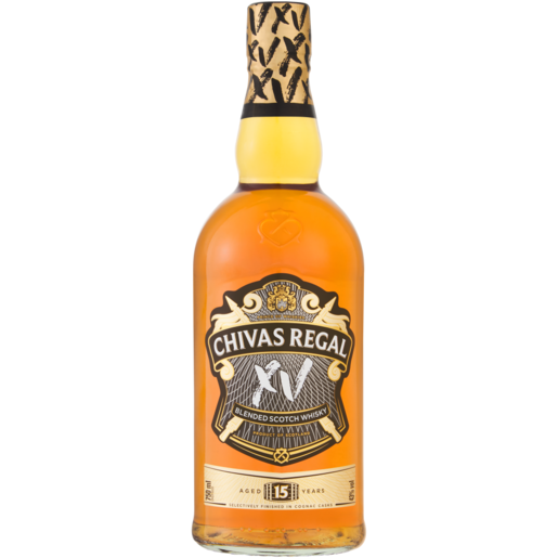 Chivas Regal 15 Year Old Blended Scotch Whisky Bottle 750ml